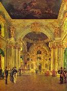 Alexey Tyranov Alexey Tyranov. View of the Big Church of the Winter Palace USA oil painting artist